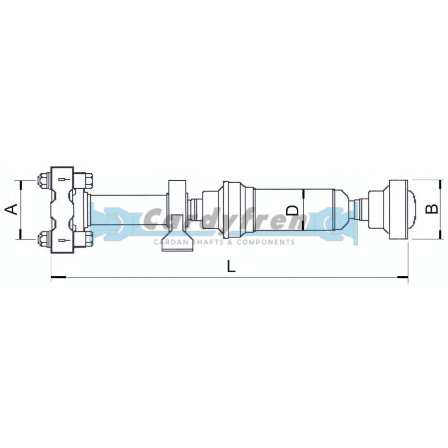 DRIVESHAFT VW VOLKSWAGEN TOUAREG