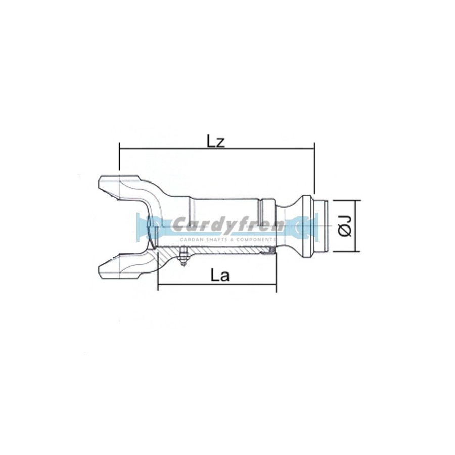 SLIP YOKE ELBE 0.106 135 mm