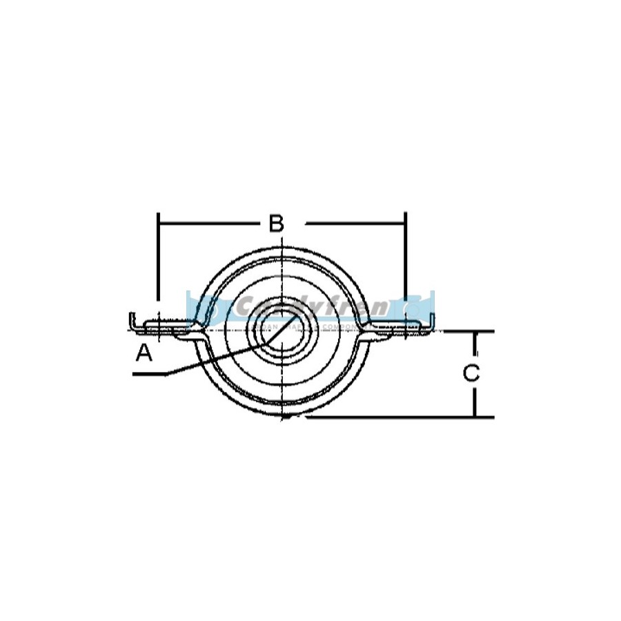 CENTER SUPPORT BEARING RENAULT KANGOO