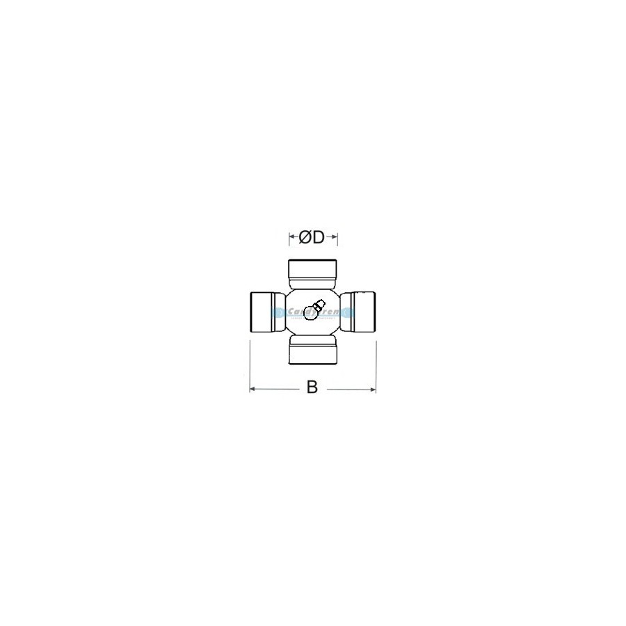 CROISILLON Ø 60x162,8 E/C SPL250 SPICER