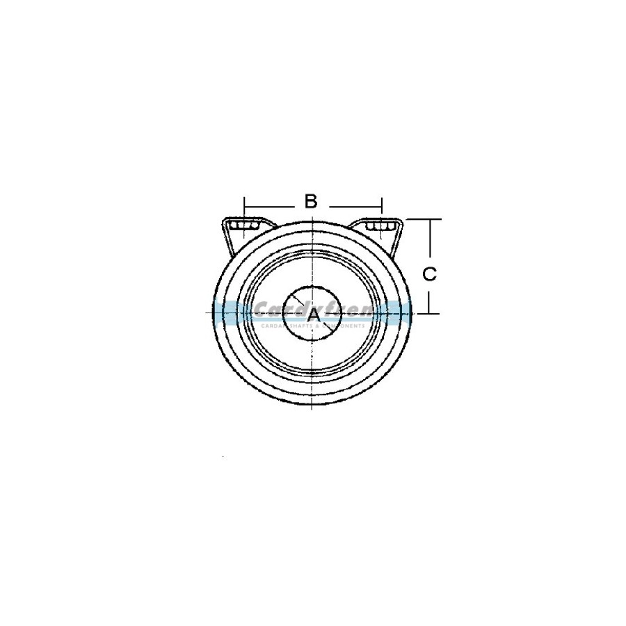 CENTER SUPPORT BEARING SEAT