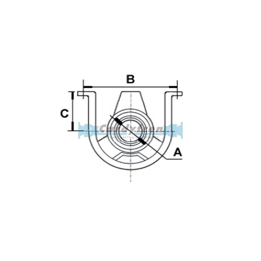 CENTER SUPPORT BEARING MERCEDES BENZ VITO