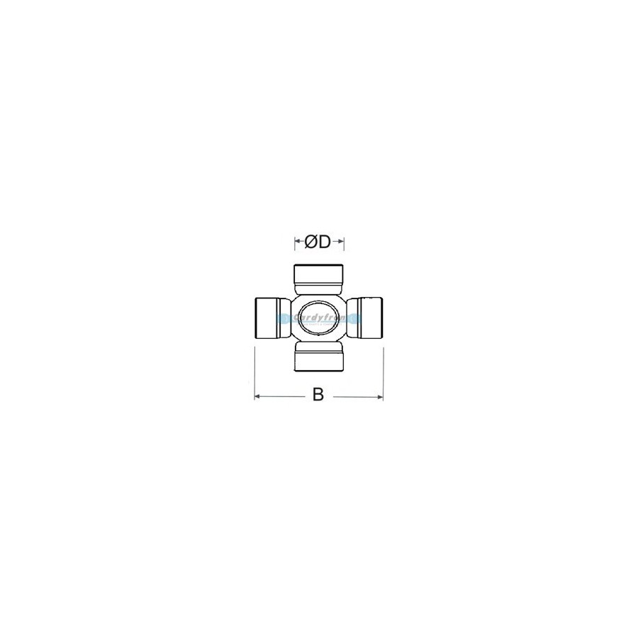 U-JOINT Ø 23,80x61,20 S.1100 SERVICE FREE