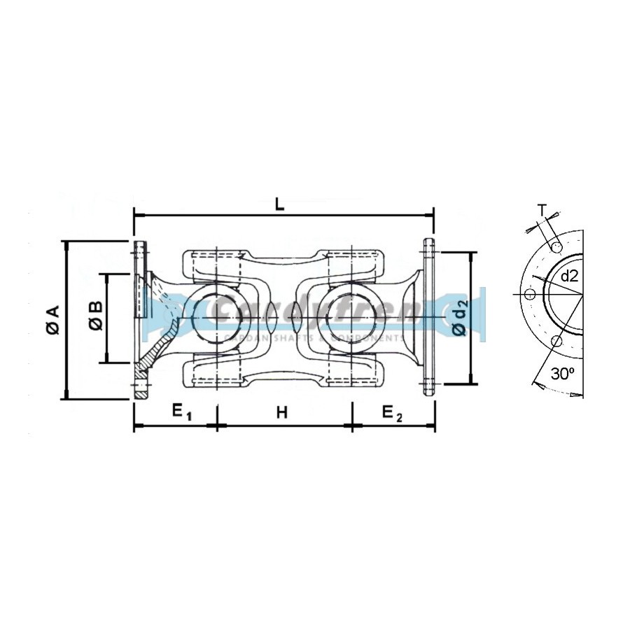 JS JOINT DOUBLE ELBE 0.106 120 mm