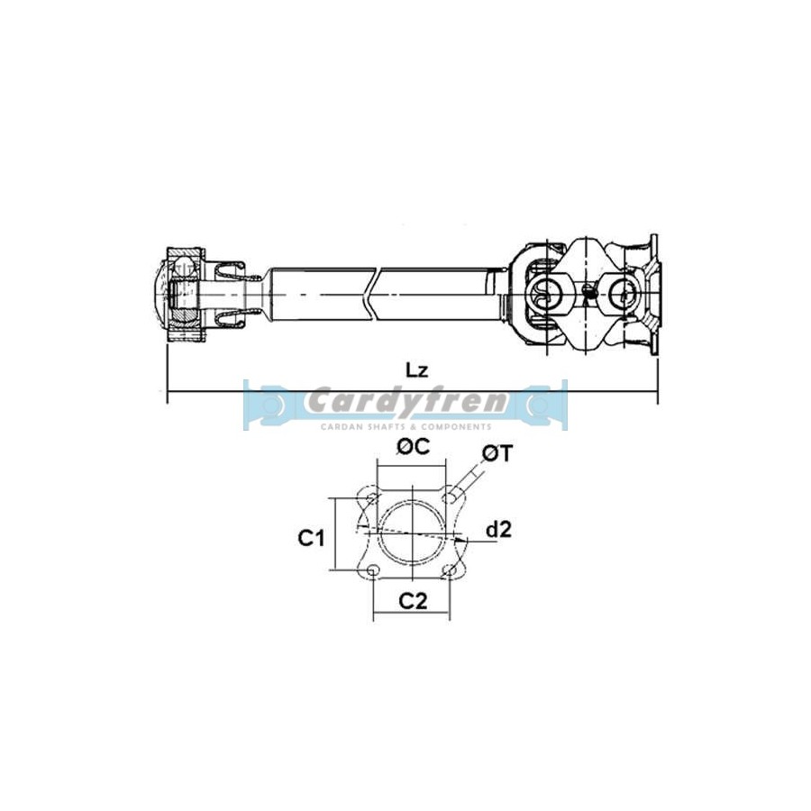 TRANSMISION CARDAN MERCEDES BENZ M-CLASS AUTO 1634100201