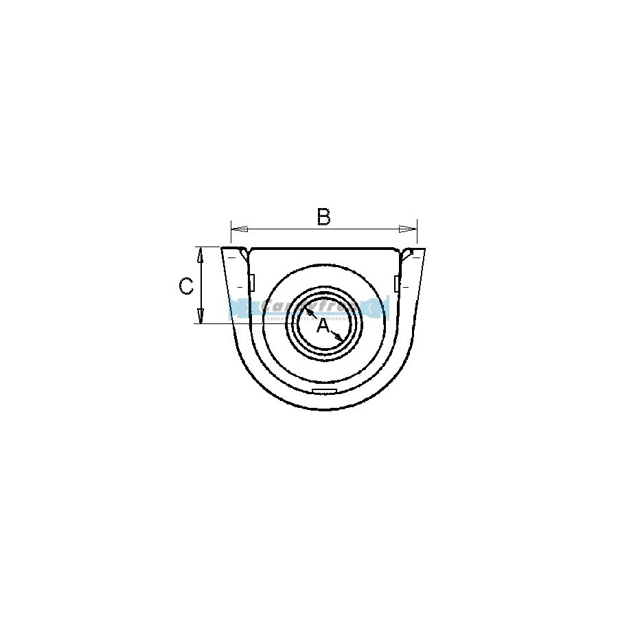 CENTER BEARING ORIGINAL MAN REF: 81394006037