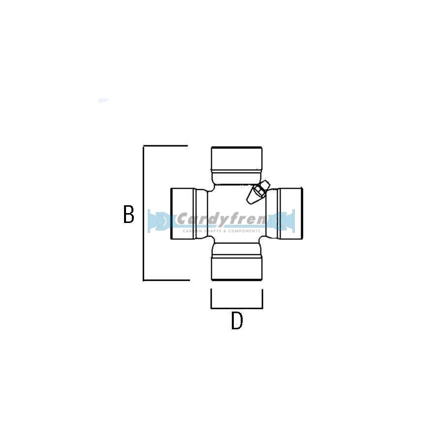 CROISILLON 23,8x61,2 GRAISSEUR LATERAL STANDARD 1100