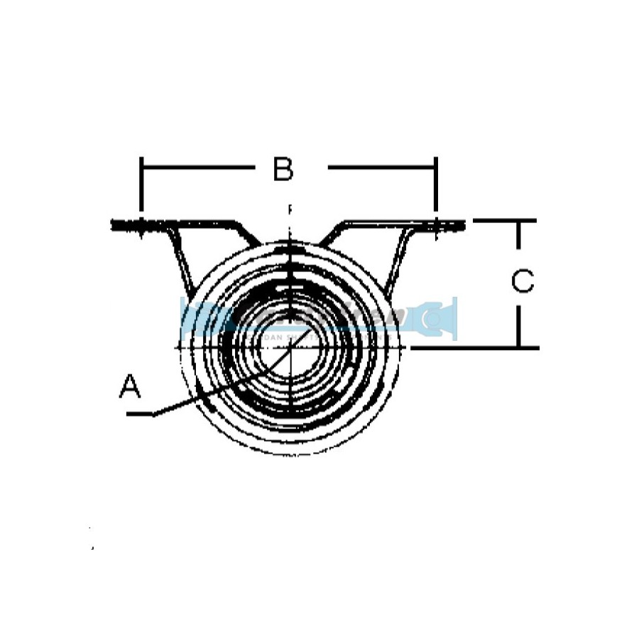 Palier support Fiat Panda II 4x4