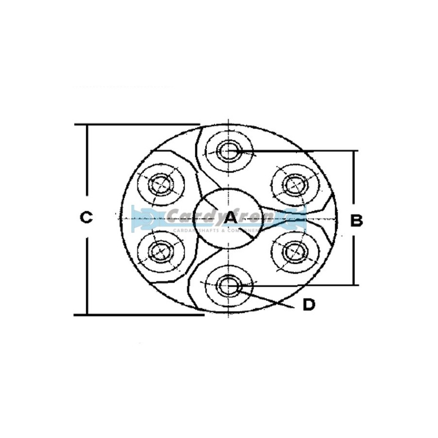 Flex disc Ford Transit equiv: 4393343