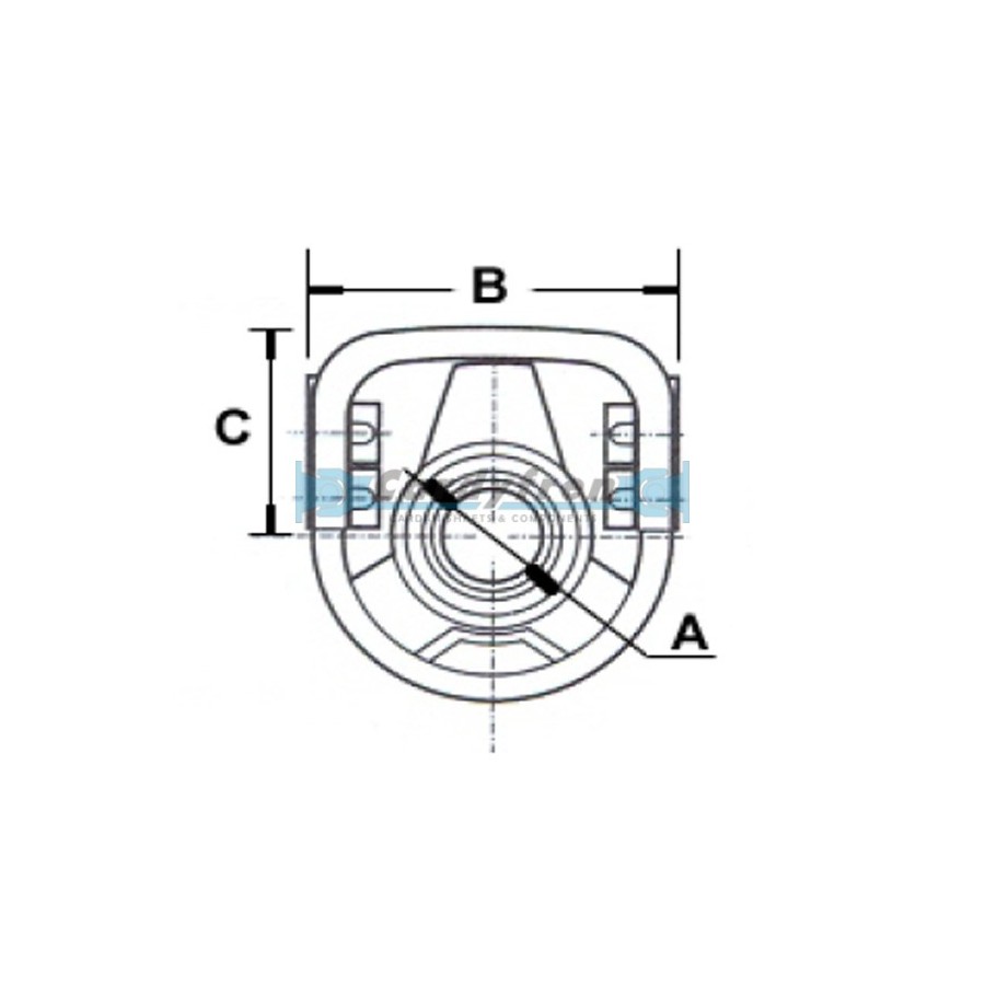 CENTER SUPPORT BEARING MERCEDES BENZ ACTROS