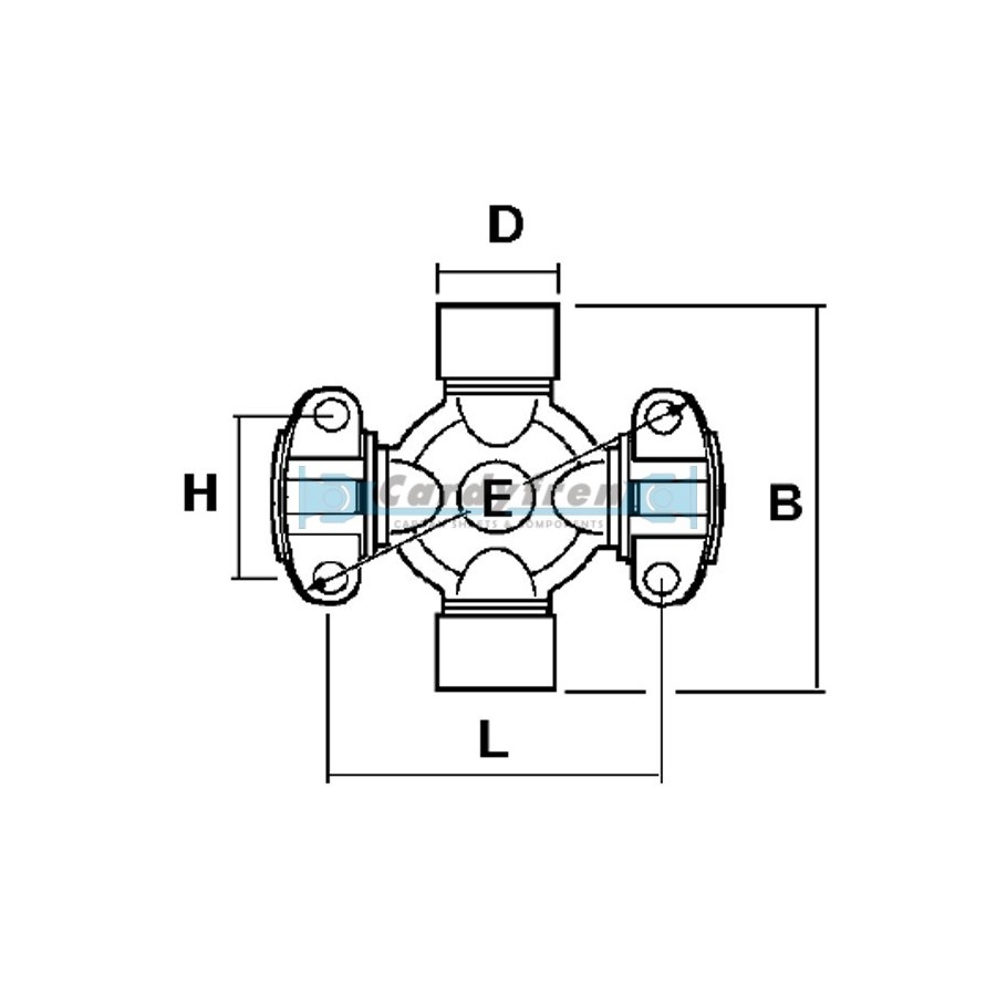 CROISILLON MECHANICS MIXTE Ø 47,6x134,8/68x111 S.706 RENAULT