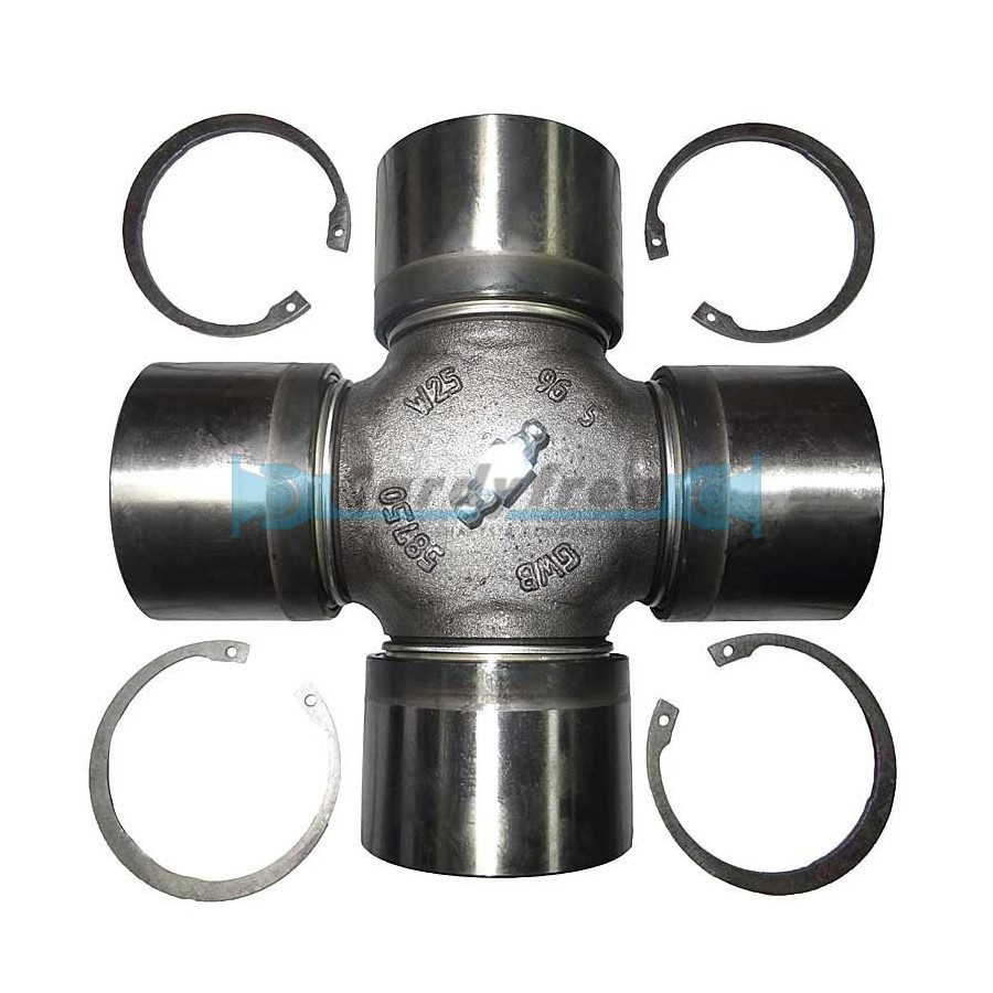 CRUZ SERIE 5850  Ø D 72 B 185 Engrasador central / Fijación con circlips GWB