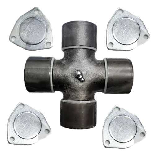 CRUZ SERIE V500  Ø D 57 B 152,7 Engrase central / Con chapas 3 taladros / VOLVO