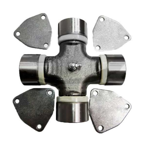 [V4004050002] CRUZ SERIE V400  Ø D 50 B 152,6 Engrase central / Con chapas 3 taladros / VOLVO